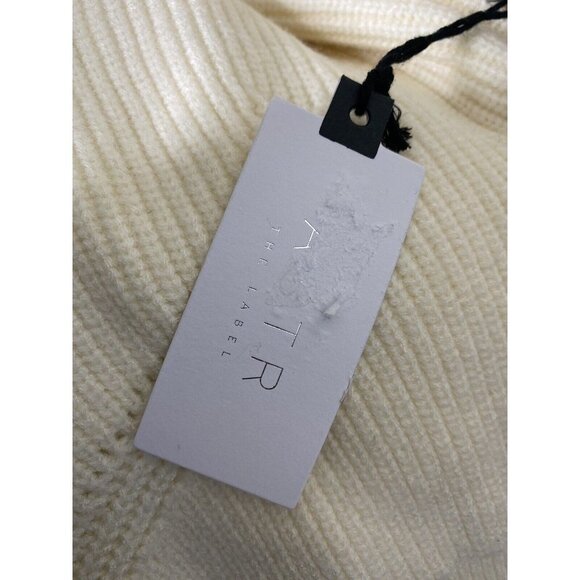 ASTR Womens Lana Mock Neck Sweater Off White Pullover‎ Size Medium - Picture 8 of 11